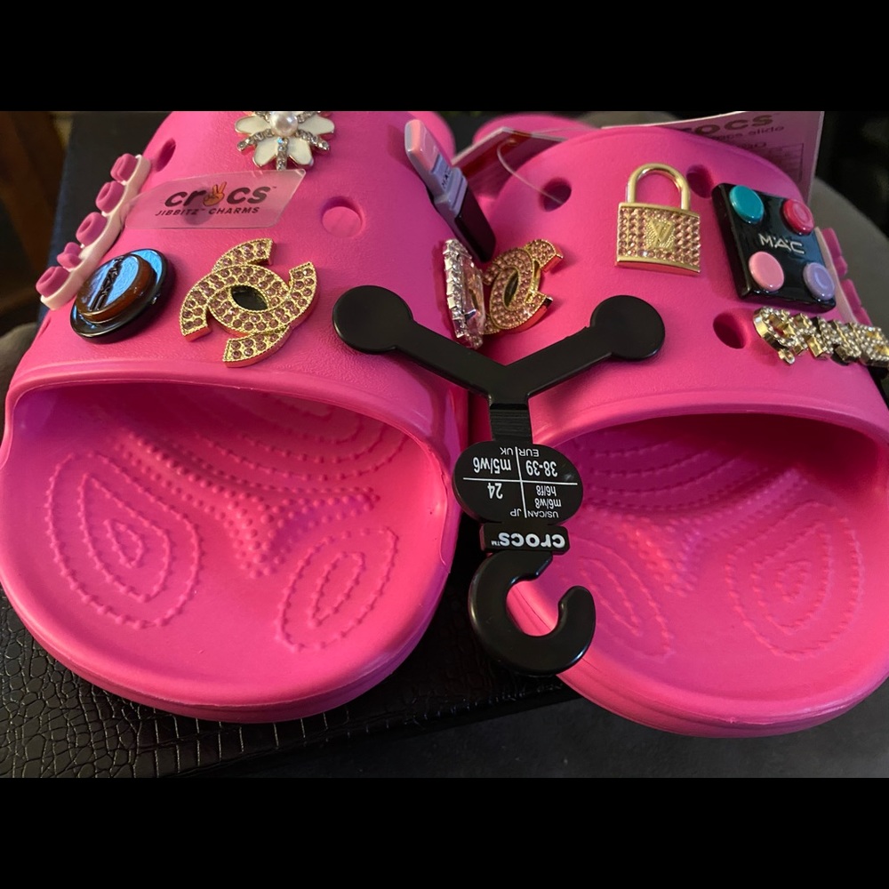 COPY - Crocs/classic crocs slide/ 14 charm mix / woman’s 10 / men’s 8